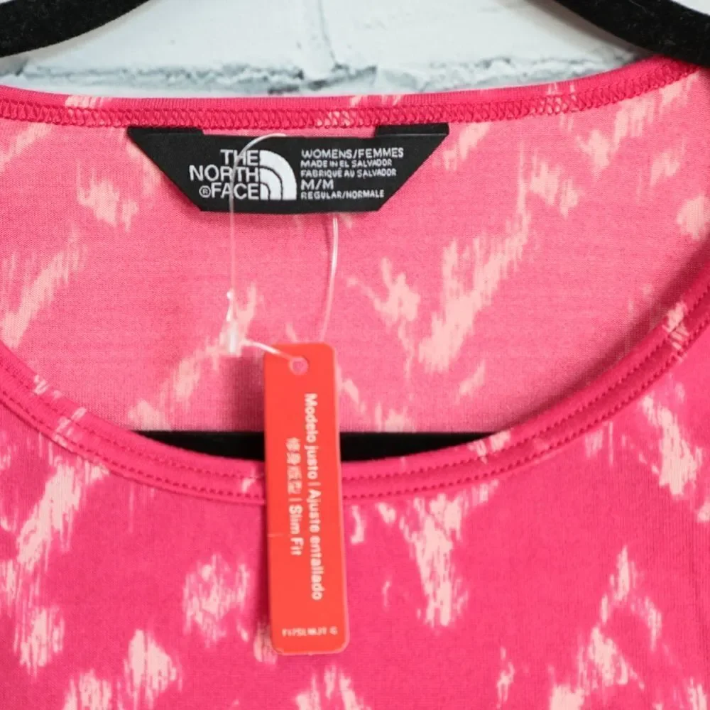 NEW The North Face pink  t-shirt size M - Picture 2 of 7